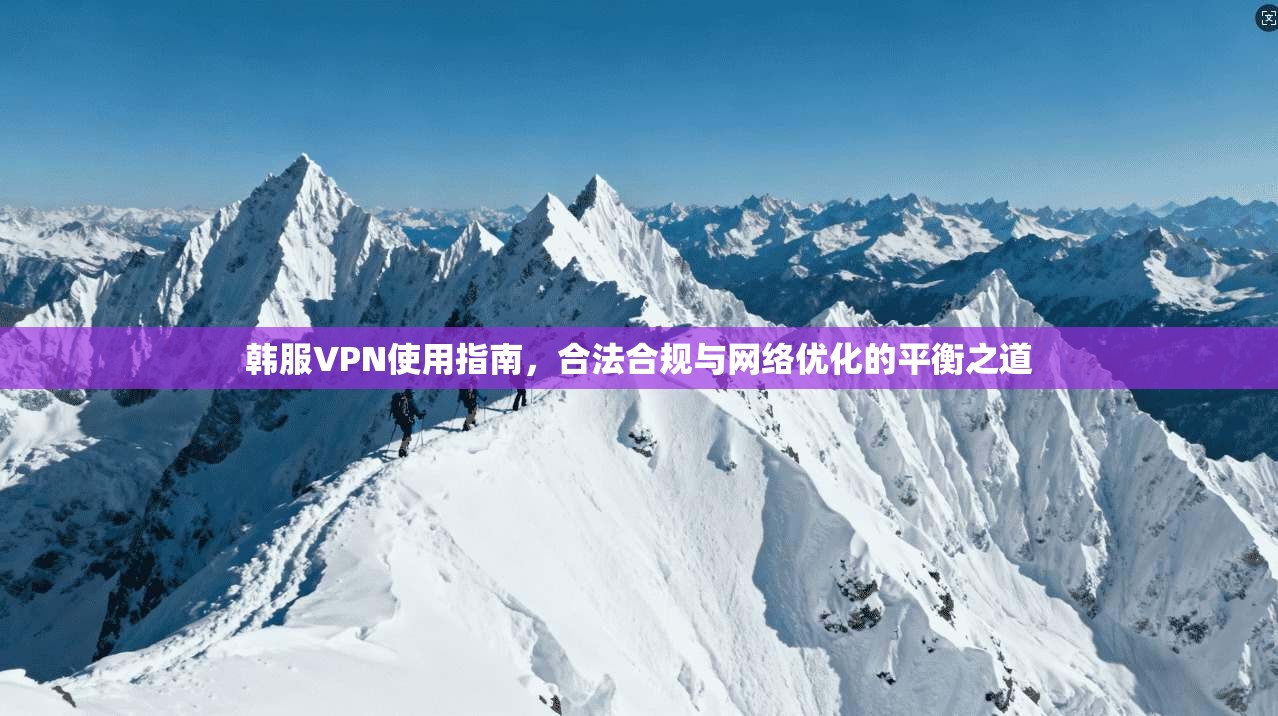 韩服VPN使用指南，合法合规与网络优化的平衡之道