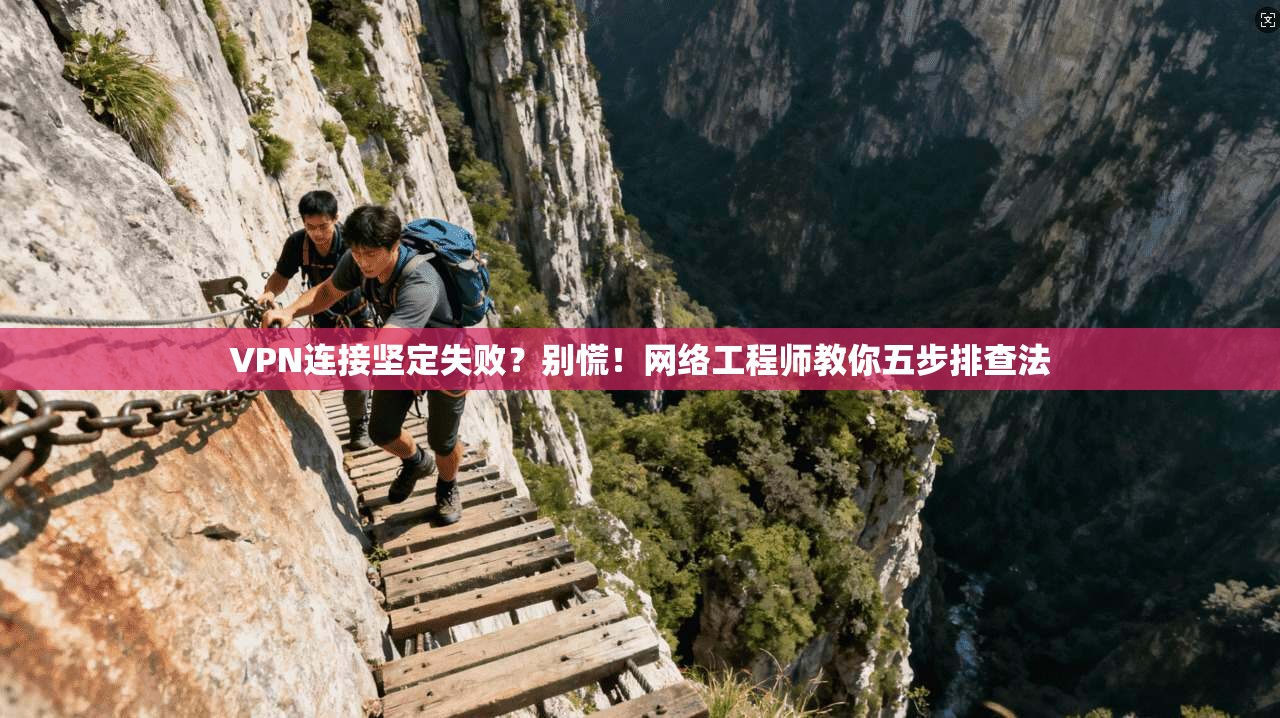 VPN连接坚定失败？别慌！网络工程师教你五步排查法