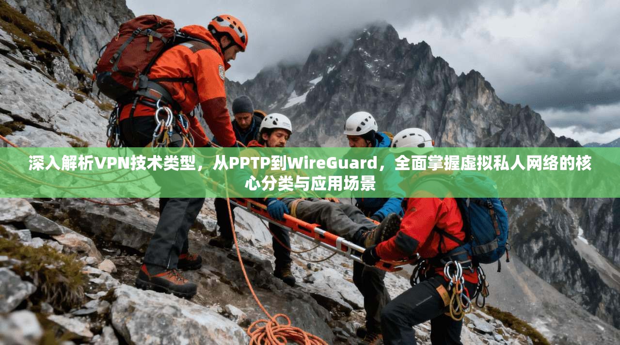 深入解析VPN技术类型，从PPTP到WireGuard，全面掌握虚拟私人网络的核心分类与应用场景