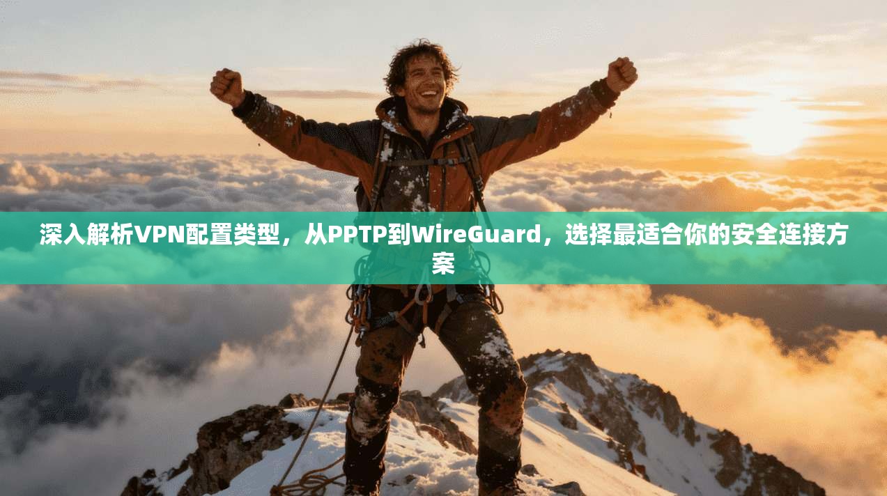 深入解析VPN配置类型，从PPTP到WireGuard，选择最适合你的安全连接方案