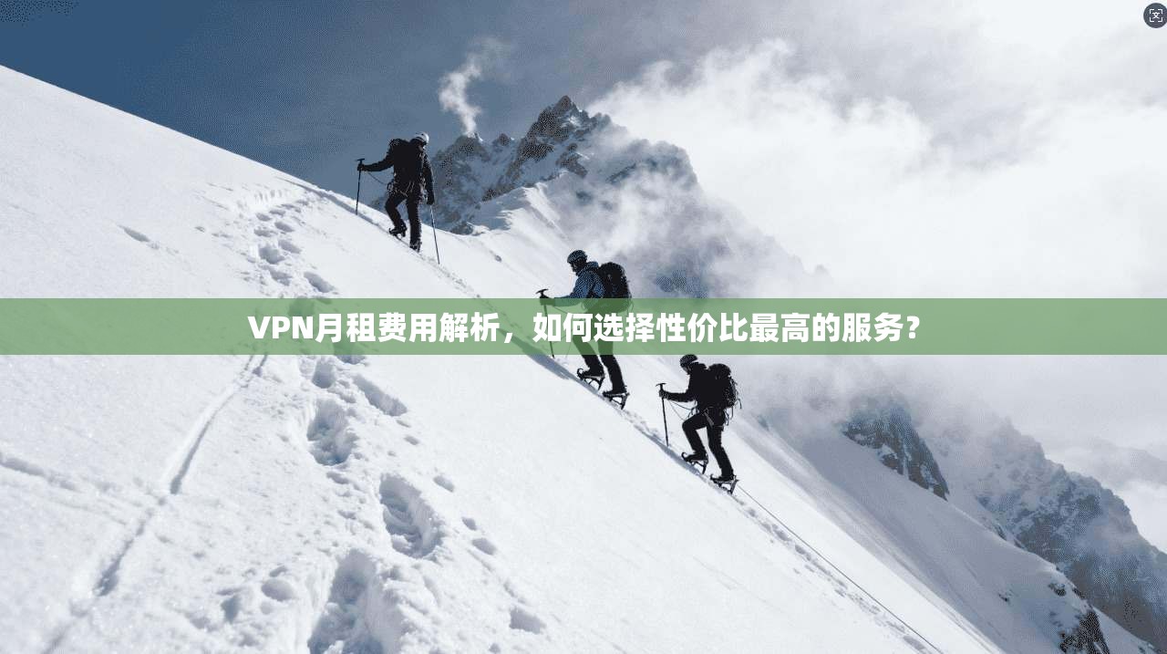 VPN月租费用解析，如何选择性价比最高的服务？
