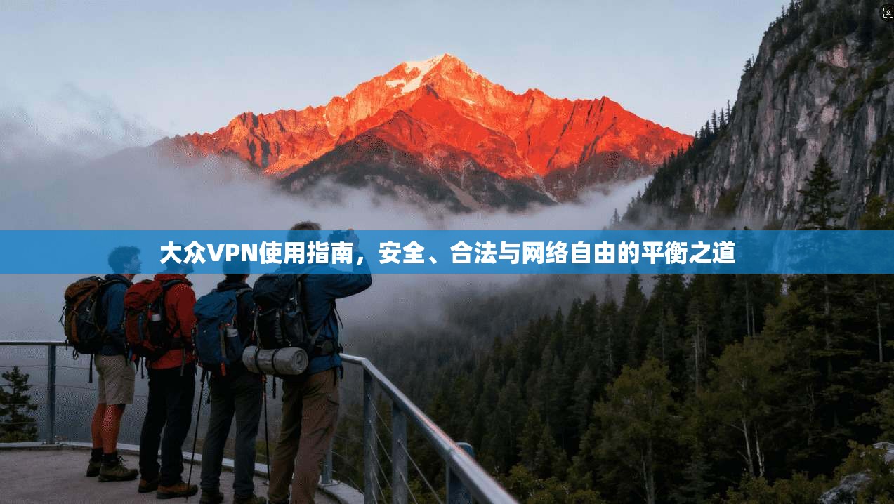 大众VPN使用指南，安全、合法与网络自由的平衡之道