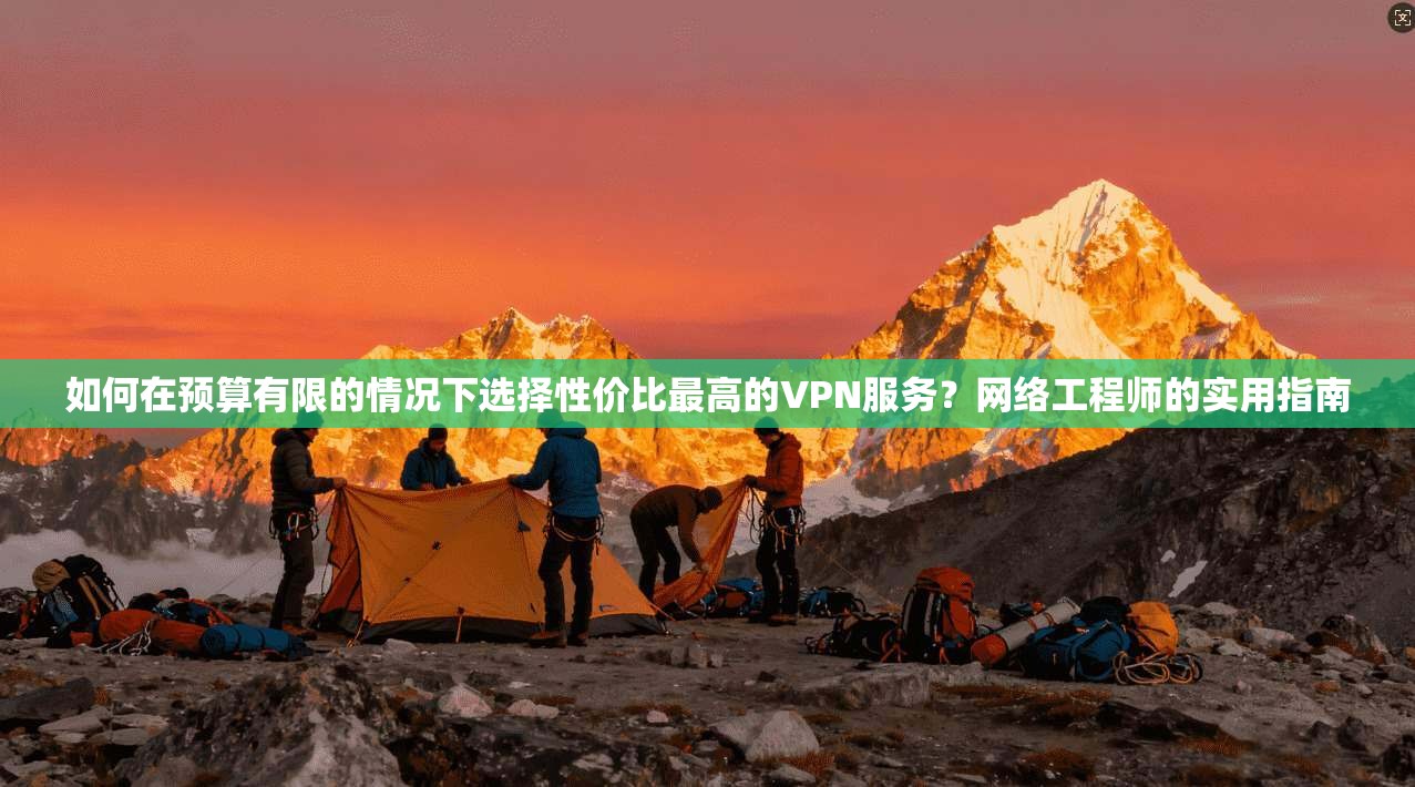 如何在预算有限的情况下选择性价比最高的VPN服务？网络工程师的实用指南