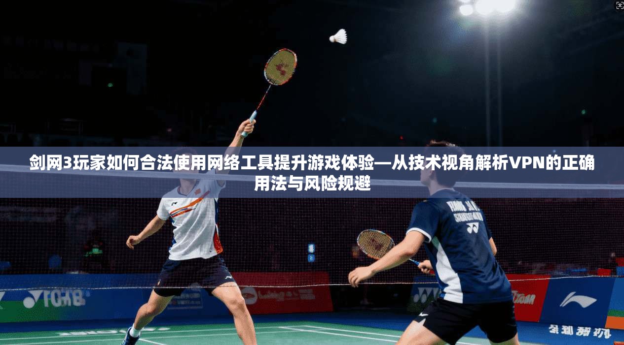 剑网3玩家如何合法使用网络工具提升游戏体验—从技术视角解析VPN的正确用法与风险规避