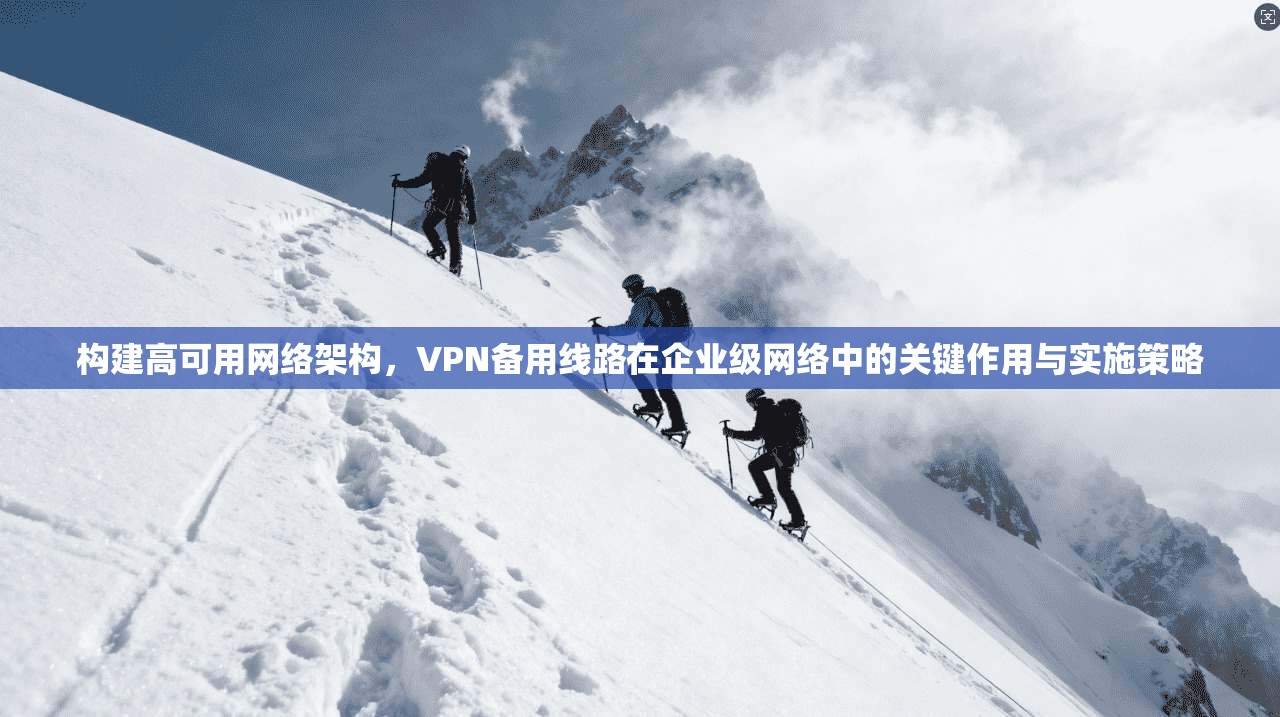 构建高可用网络架构，VPN备用线路在企业级网络中的关键作用与实施策略