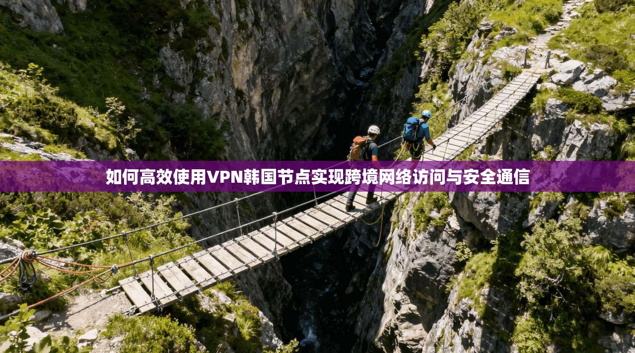 如何高效使用VPN韩国节点实现跨境网络访问与安全通信