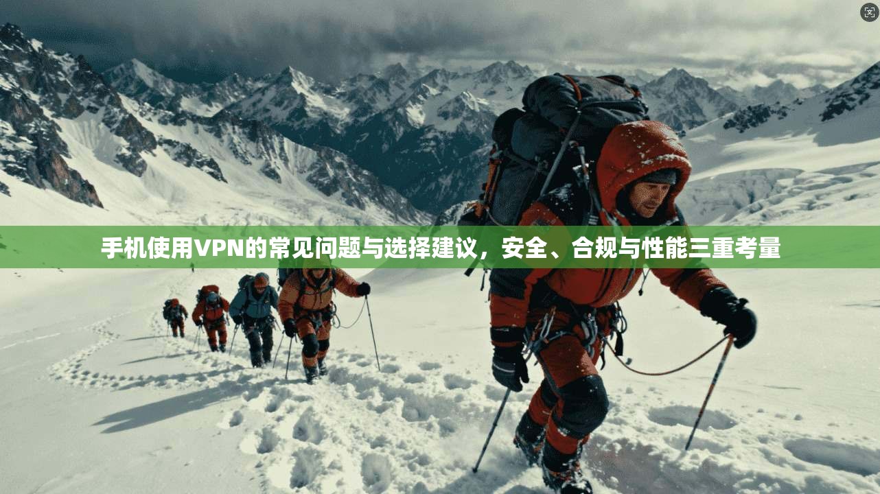手机使用VPN的常见问题与选择建议，安全、合规与性能三重考量