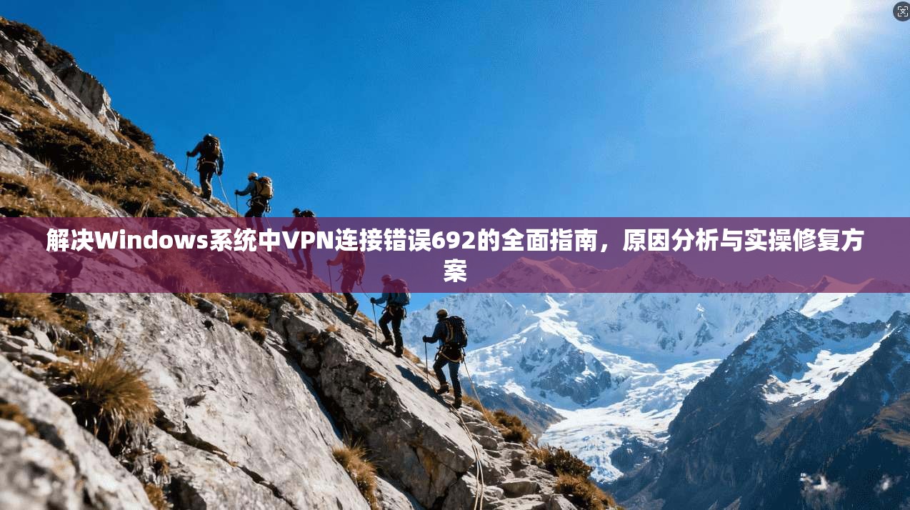 解决Windows系统中VPN连接错误692的全面指南，原因分析与实操修复方案