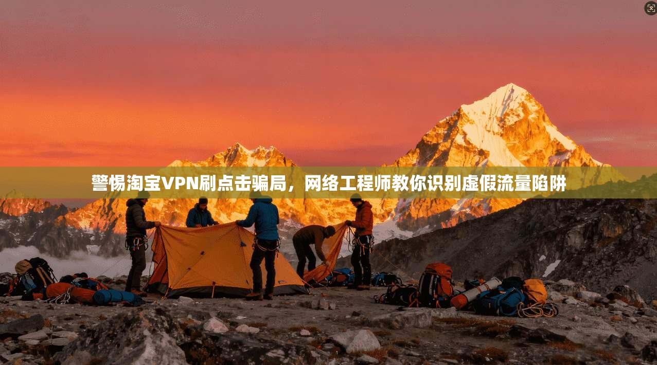 警惕淘宝VPN刷点击骗局,网络工程师教你识别虚假流量陷阱 警惕淘宝VPN刷点击骗局,网络工程师教你识别虚假流量陷阱
