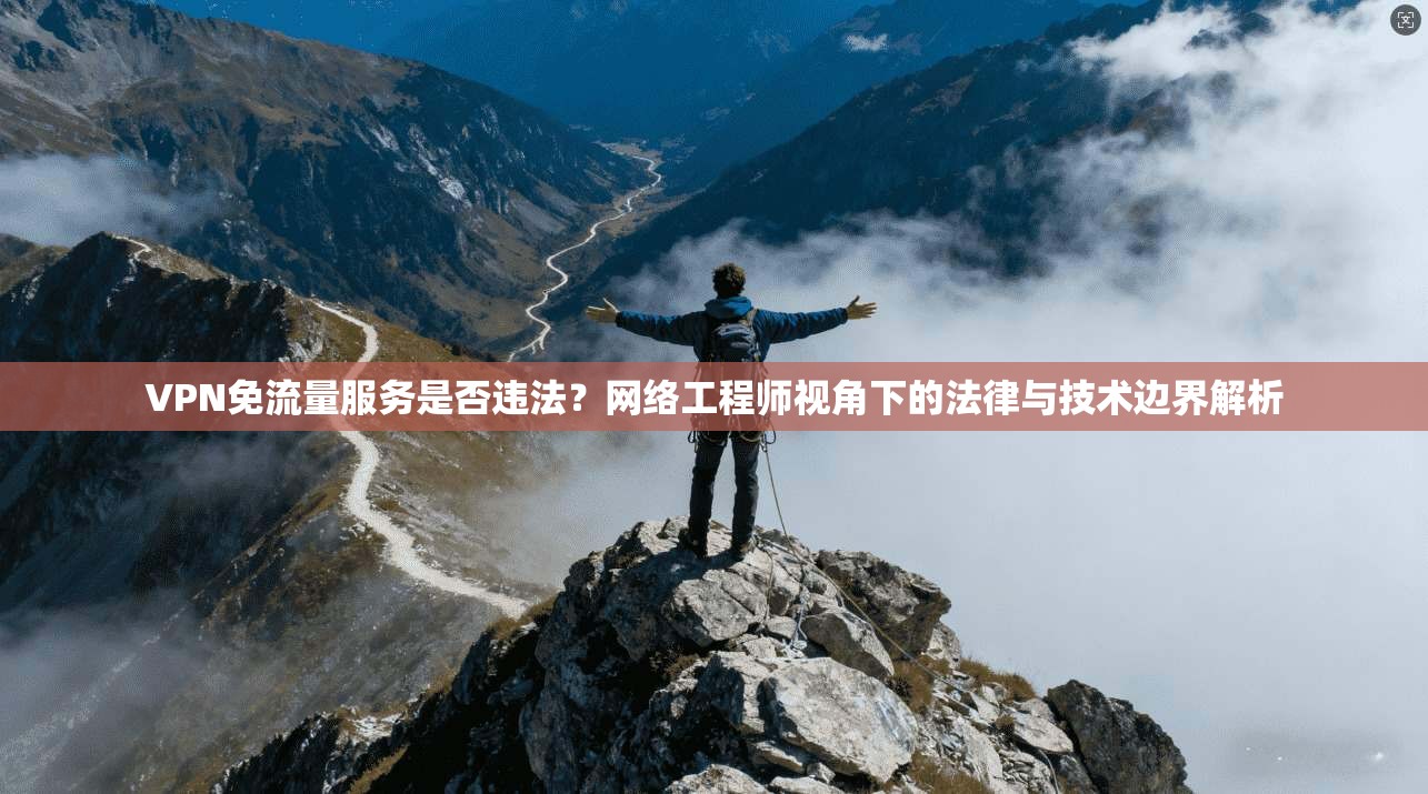VPN免流量服务是否违法？网络工程师视角下的法律与技术边界解析