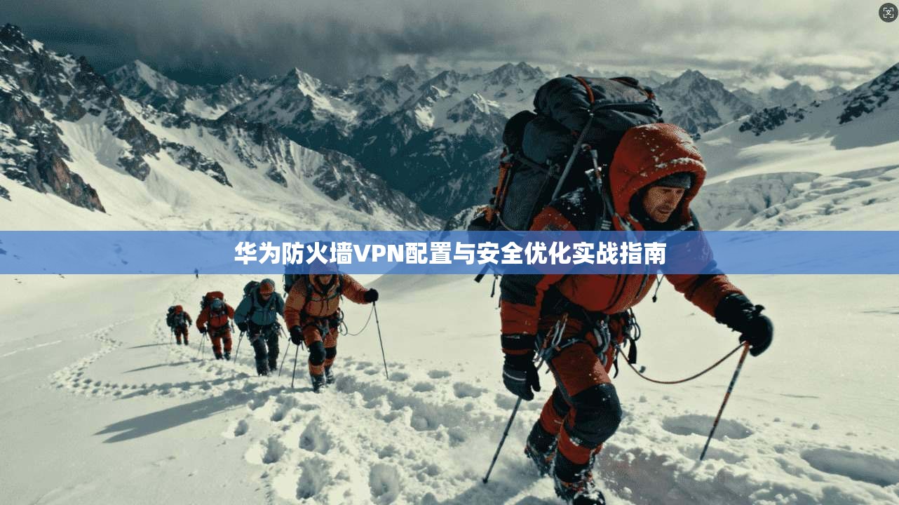 华为防火墙VPN配置与安全优化实战指南