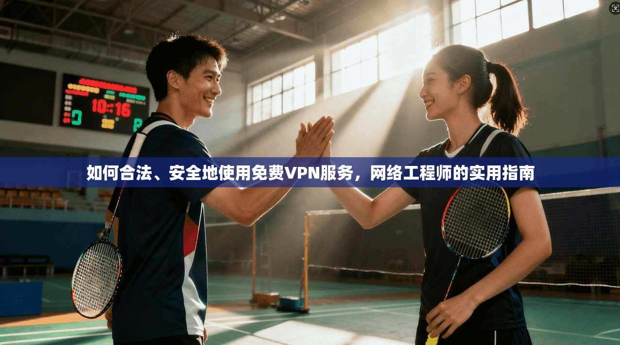 如何合法、安全地使用免费VPN服务，网络工程师的实用指南