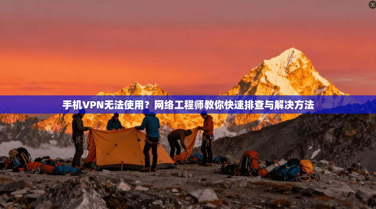 手机VPN无法使用？网络工程师教你快速排查与解决方法