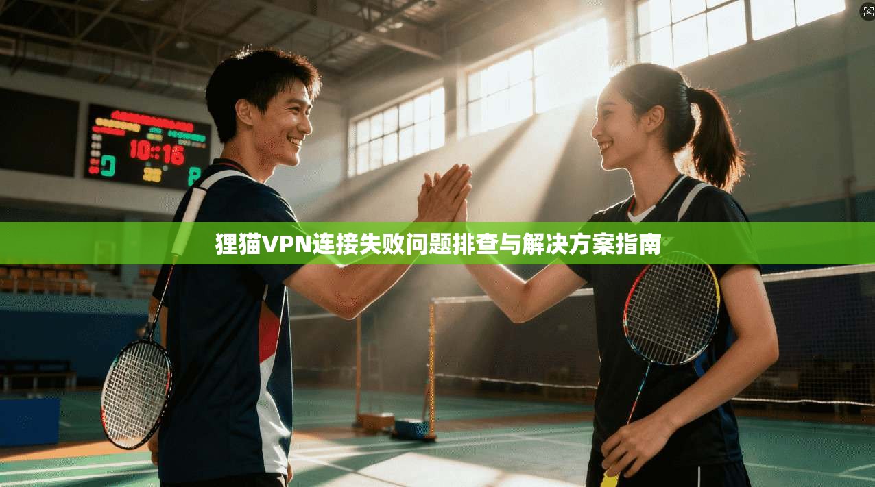 狸猫VPN连接失败问题排查与解决方案指南