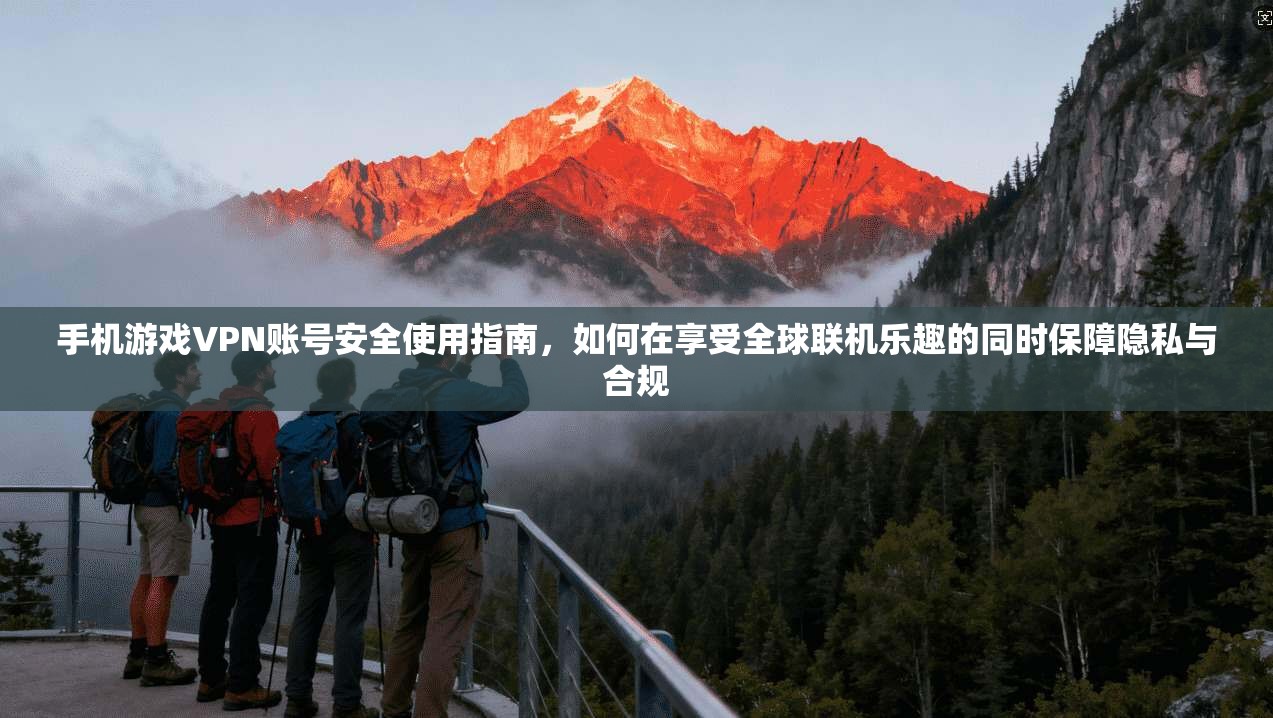 手机游戏VPN账号安全使用指南，如何在享受全球联机乐趣的同时保障隐私与合规