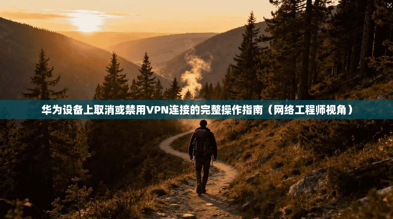 华为设备上取消或禁用VPN连接的完整操作指南（网络工程师视角）