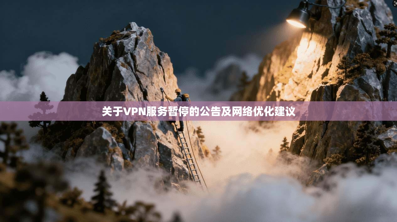 关于VPN服务暂停的公告及网络优化建议