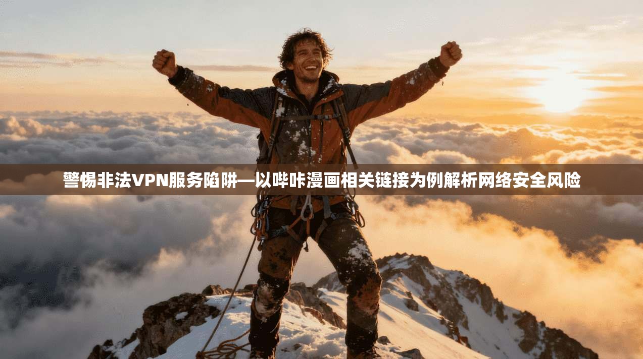 警惕非法VPN服务陷阱—以哔咔漫画相关链接为例解析网络安全风险