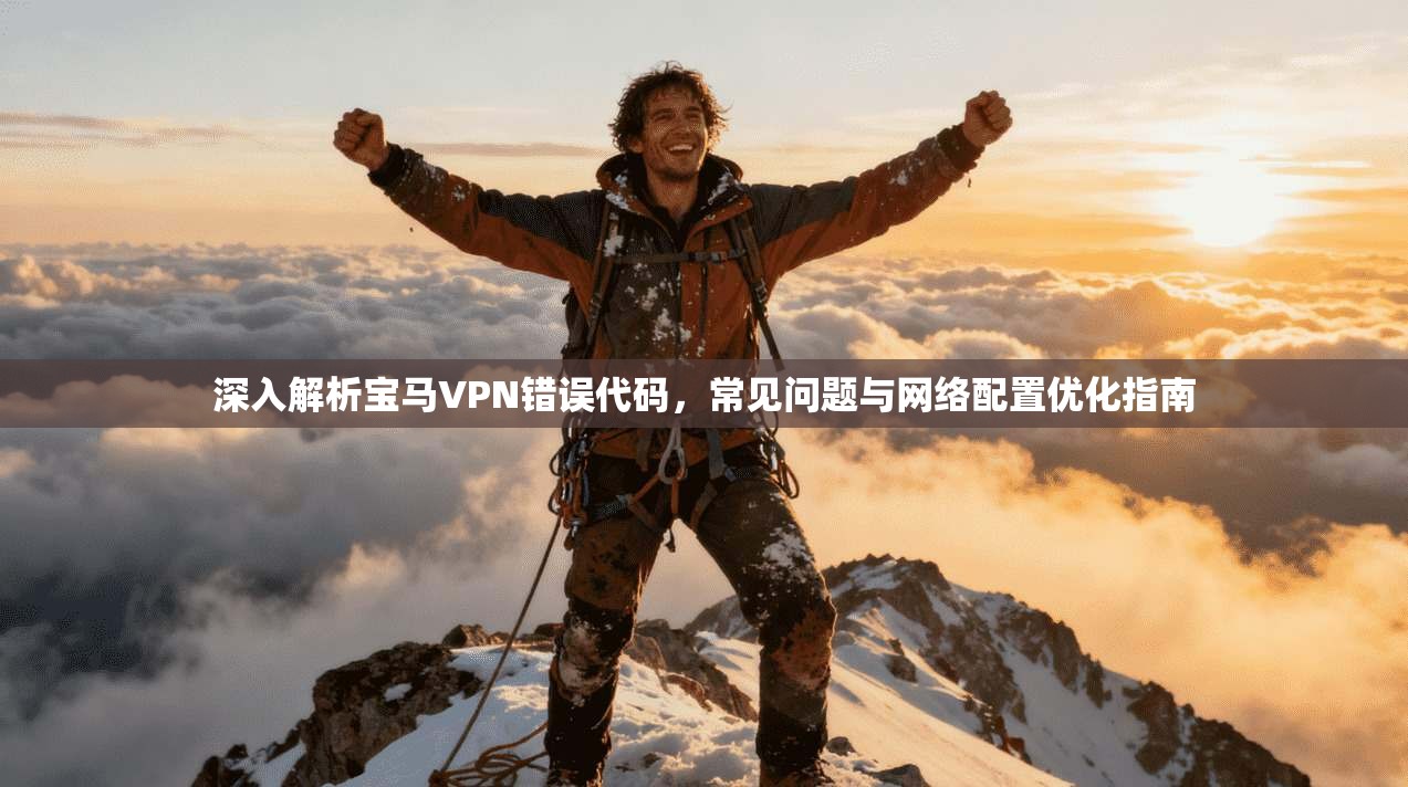 深入解析宝马VPN错误代码，常见问题与网络配置优化指南