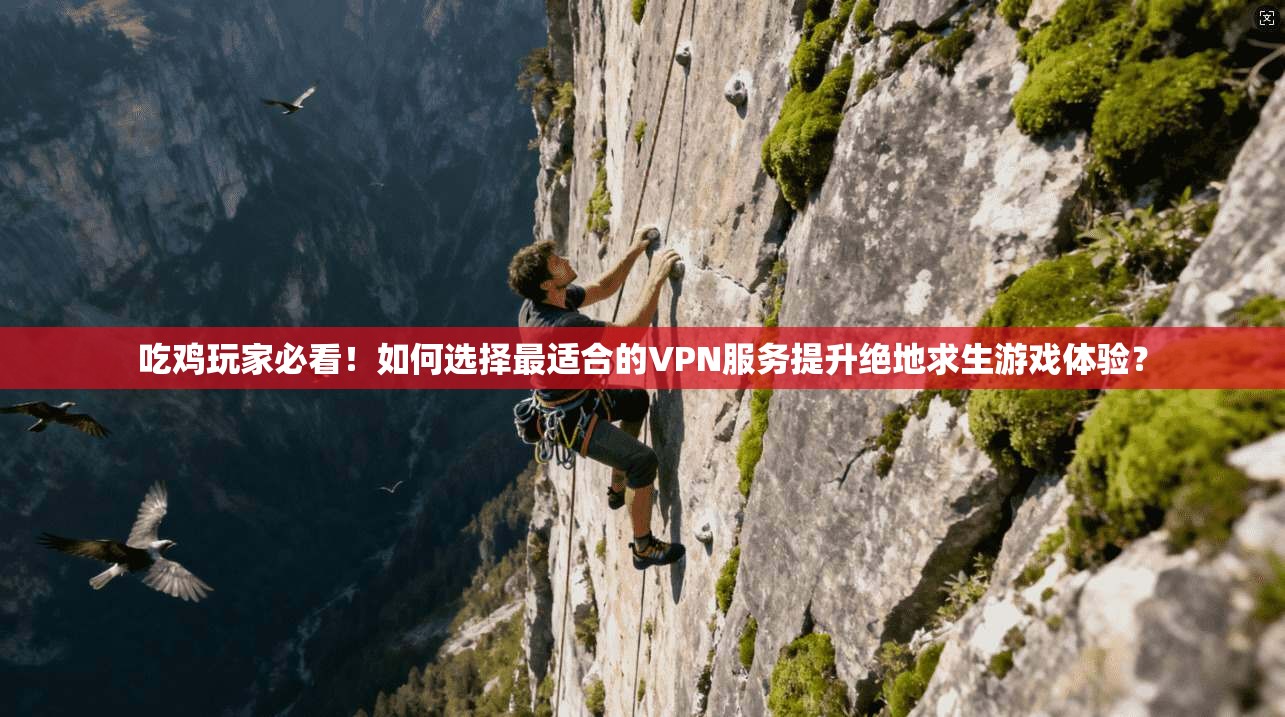 吃鸡玩家必看！如何选择最适合的VPN服务提升绝地求生游戏体验？