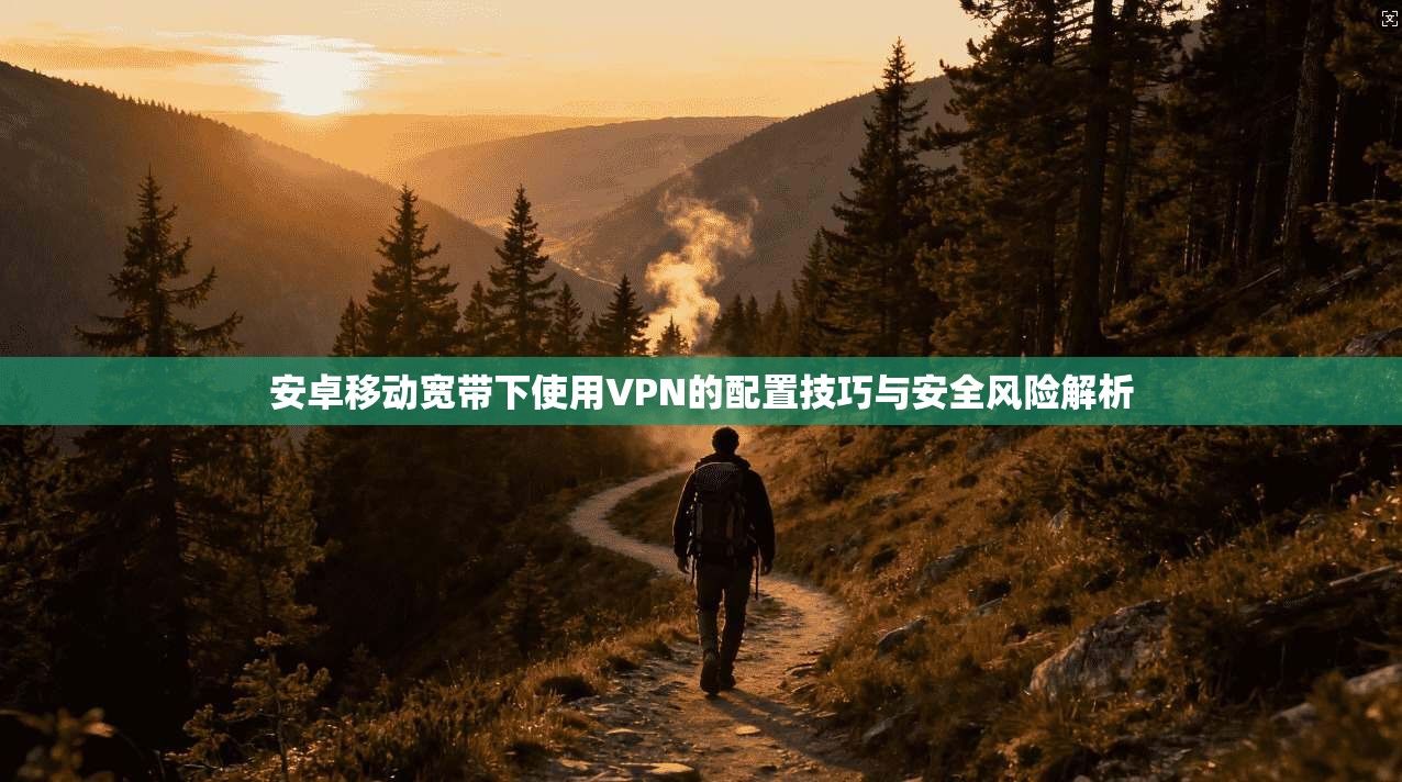 安卓移动宽带下使用VPN的配置技巧与安全风险解析