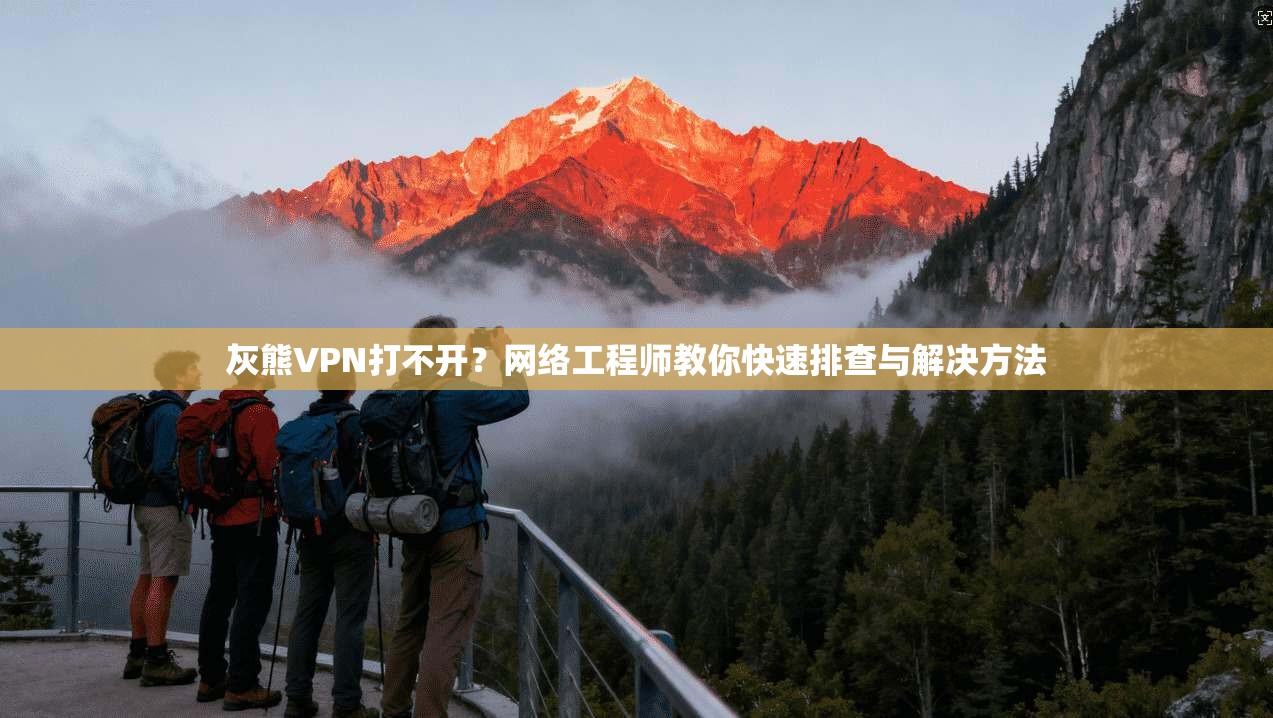 灰熊VPN打不开？网络工程师教你快速排查与解决方法