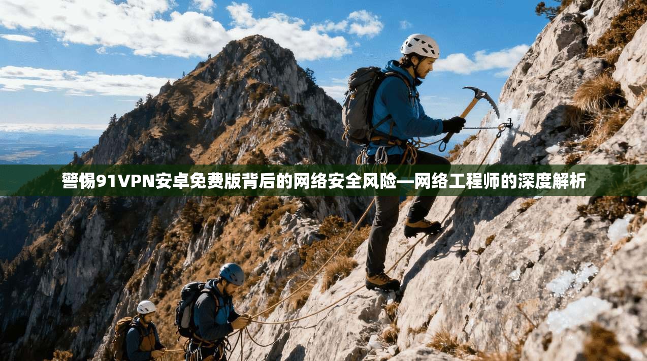 警惕91VPN安卓免费版背后的网络安全风险—网络工程师的深度解析