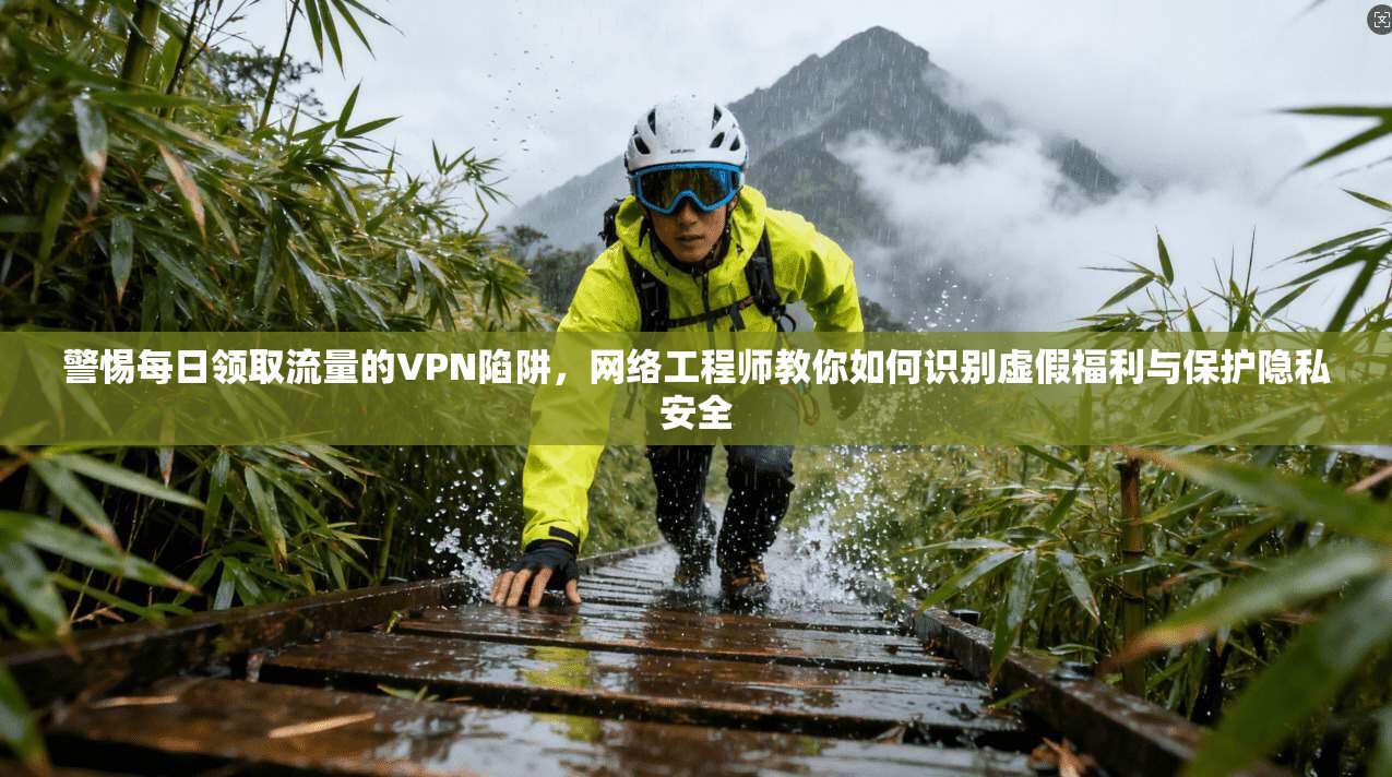 警惕每日领取流量的VPN陷阱，网络工程师教你如何识别虚假福利与保护隐私安全
