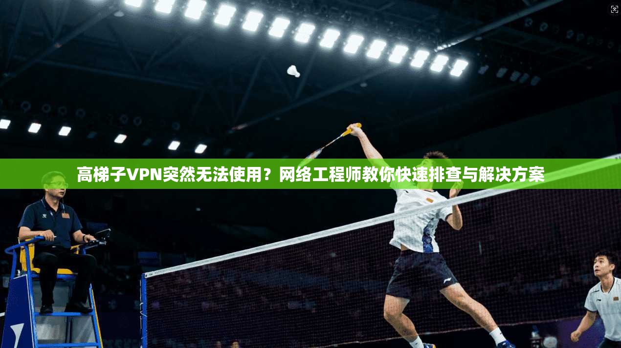 高梯子VPN突然无法使用？网络工程师教你快速排查与解决方案