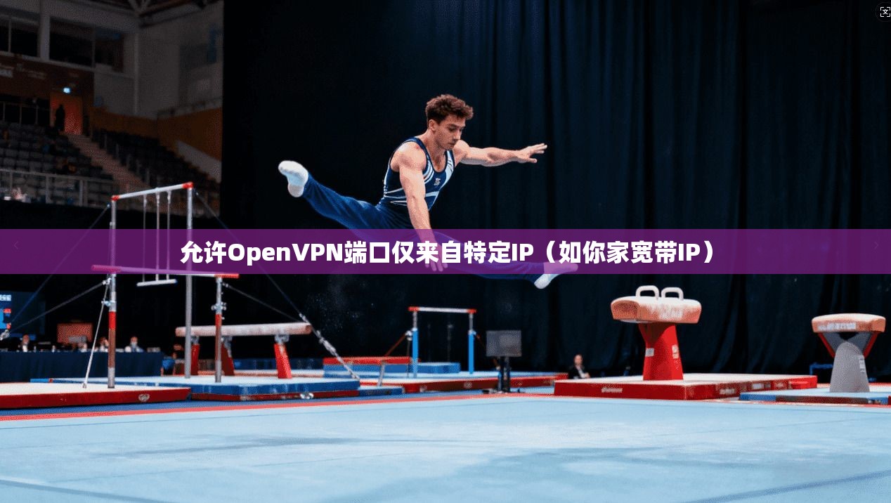 允许OpenVPN端口仅来自特定IP（如你家宽带IP）