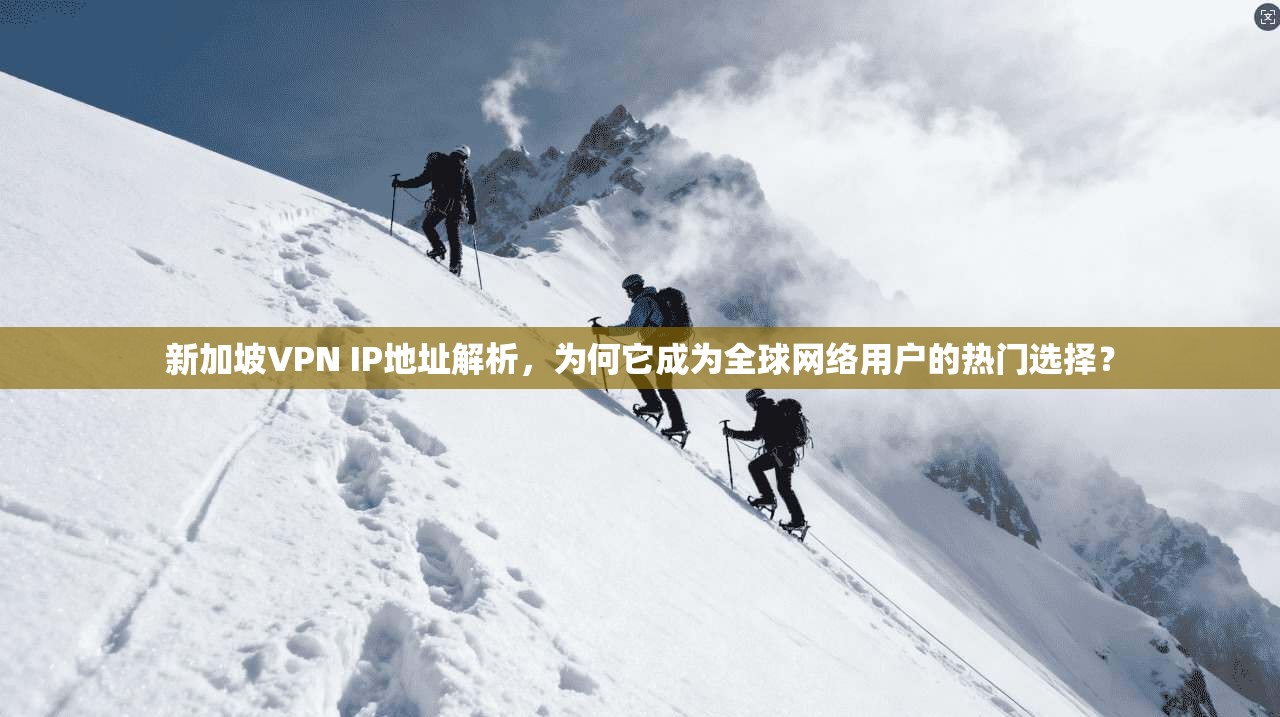 新加坡VPN IP地址解析，为何它成为全球网络用户的热门选择？