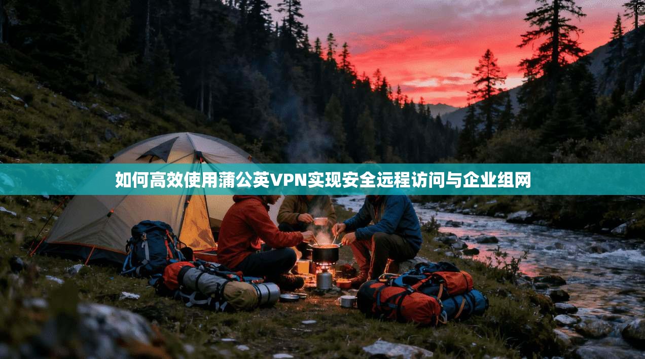 如何高效使用蒲公英VPN实现安全远程访问与企业组网