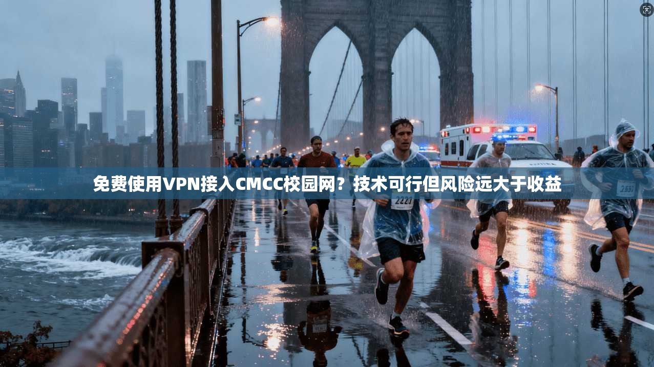 免费使用VPN接入CMCC校园网？技术可行但风险远大于收益