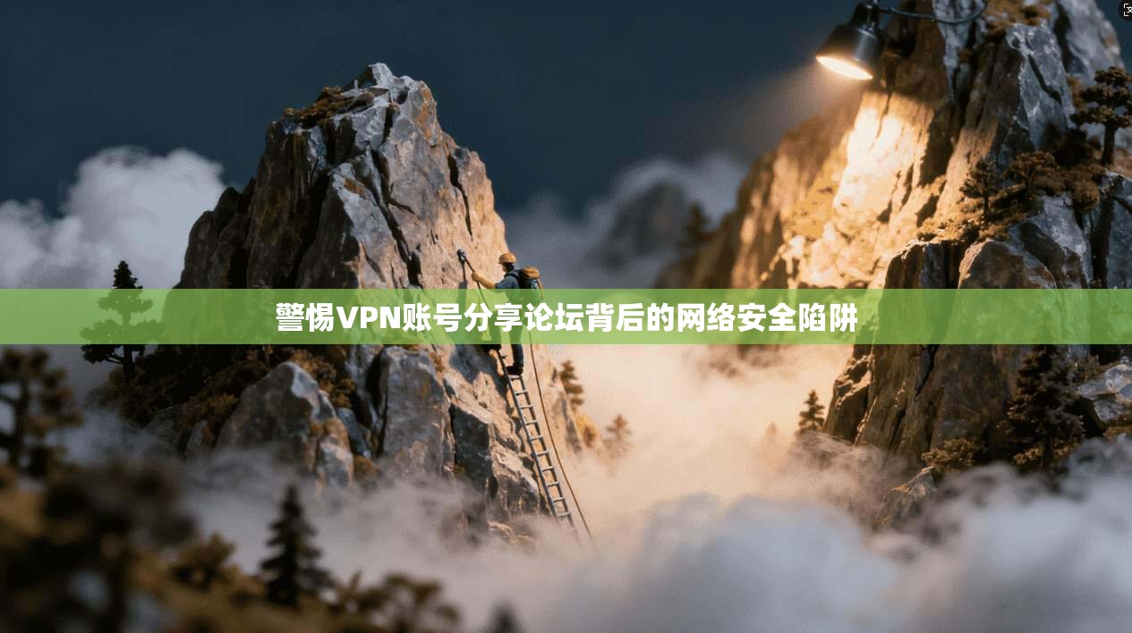 警惕VPN账号分享论坛背后的网络安全陷阱