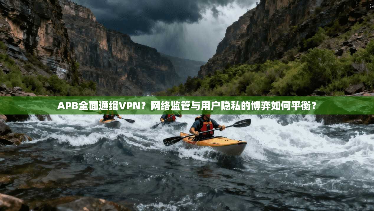 APB全面通缉VPN?网络监管与用户隐私的博弈如何平衡? APB全面通缉VPN?网络监管与用户隐私的博弈如何平衡?
