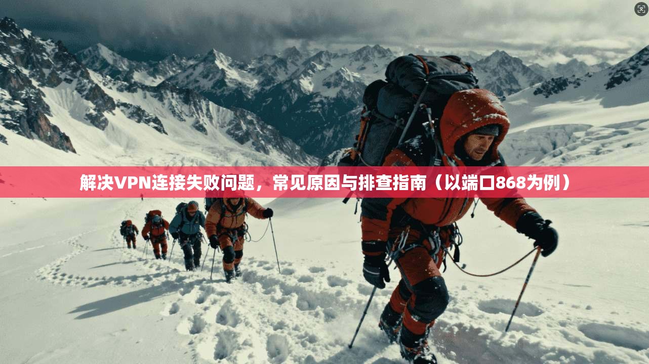解决VPN连接失败问题，常见原因与排查指南（以端口868为例）