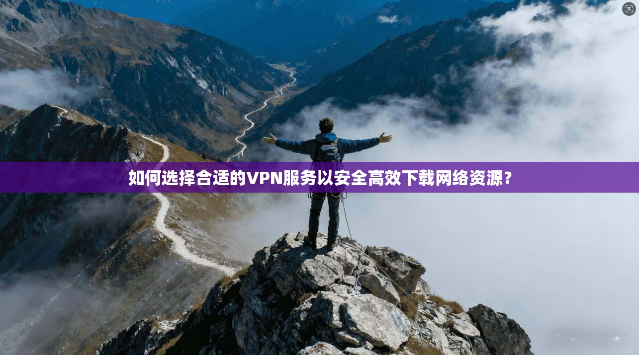 如何选择合适的VPN服务以安全高效下载网络资源？