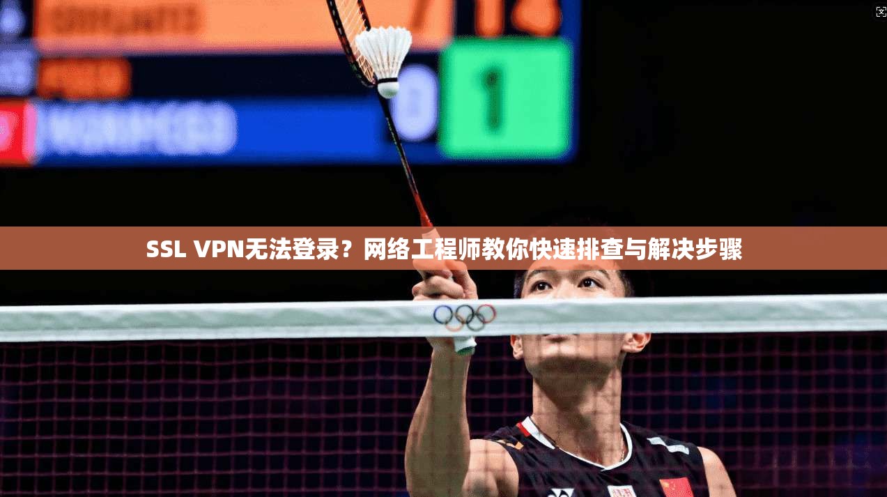 SSL VPN无法登录？网络工程师教你快速排查与解决步骤