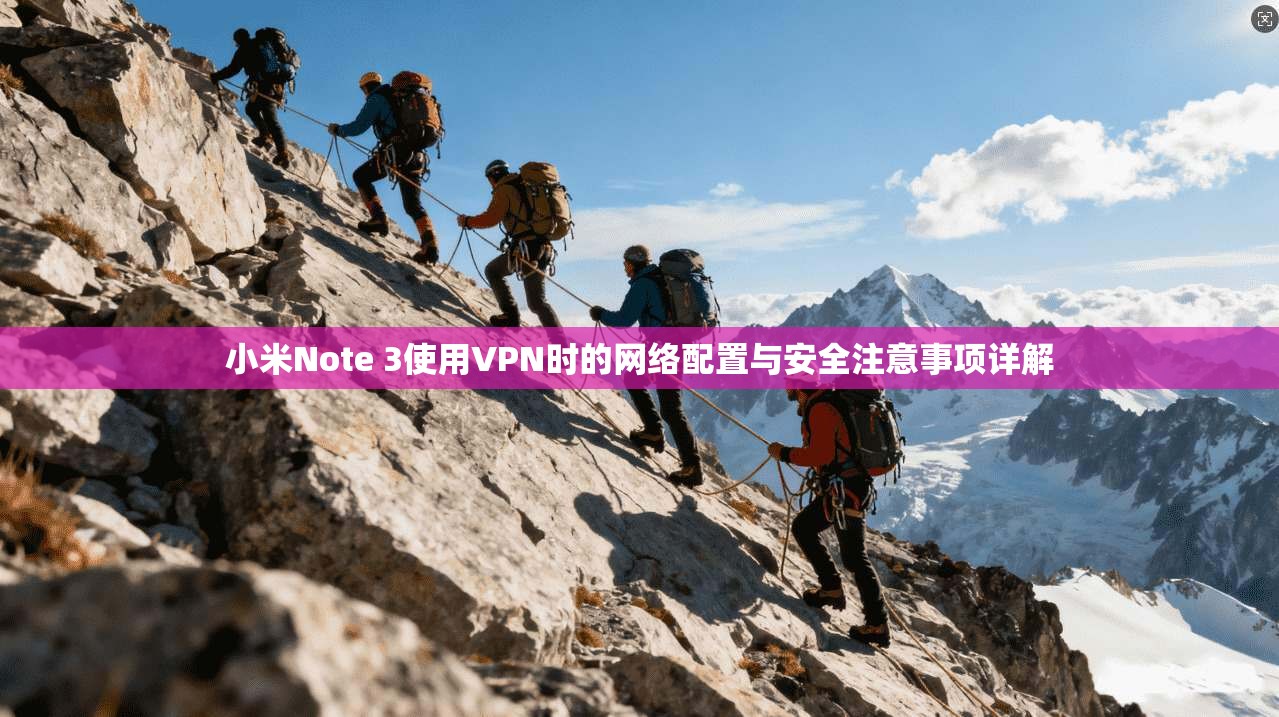 小米Note 3使用VPN时的网络配置与安全注意事项详解