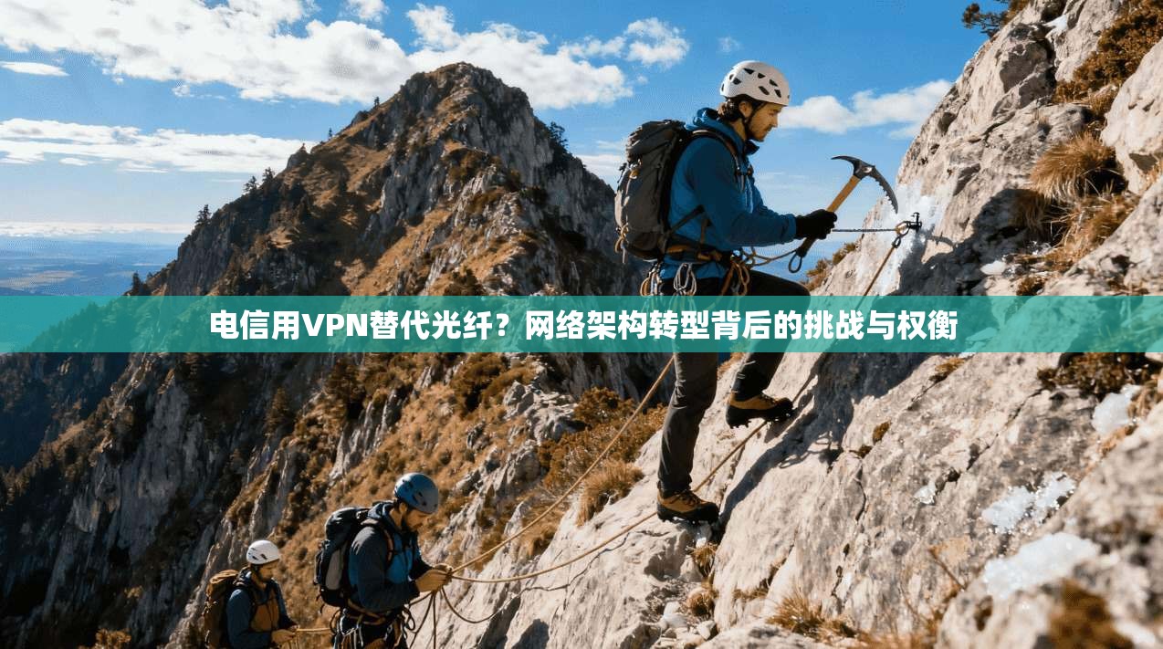 电信用VPN替代光纤?网络架构转型背后的挑战与权衡 电信用VPN替代光纤?网络架构转型背后的挑战与权衡