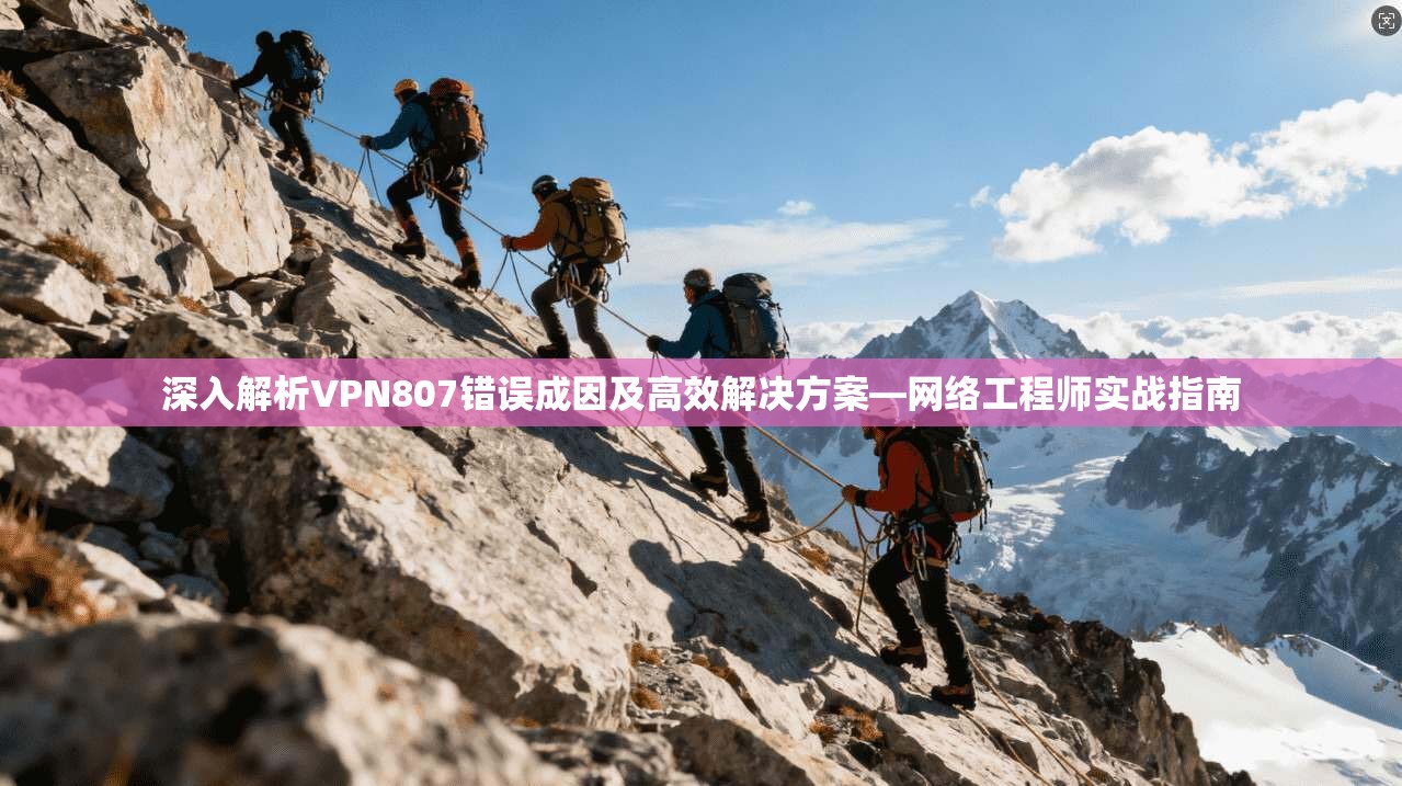 深入解析VPN807错误成因及高效解决方案—网络工程师实战指南 深入解析VPN807错误成因及高效解决方案—网络工程师实战指南