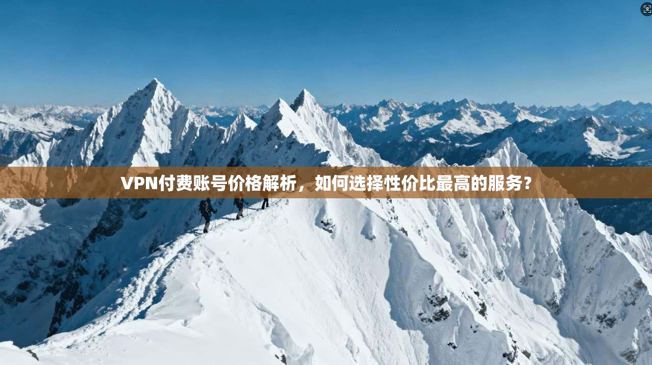 VPN付费账号价格解析,如何选择性价比最高的服务? VPN付费账号价格解析,如何选择性价比最高的服务?