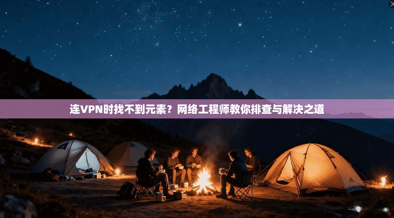 连VPN时找不到元素?网络工程师教你排查与解决之道 连VPN时找不到元素?网络工程师教你排查与解决之道