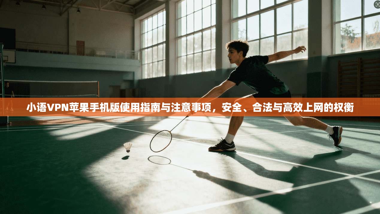 小语VPN苹果手机版使用指南与注意事项，安全、合法与高效上网的权衡